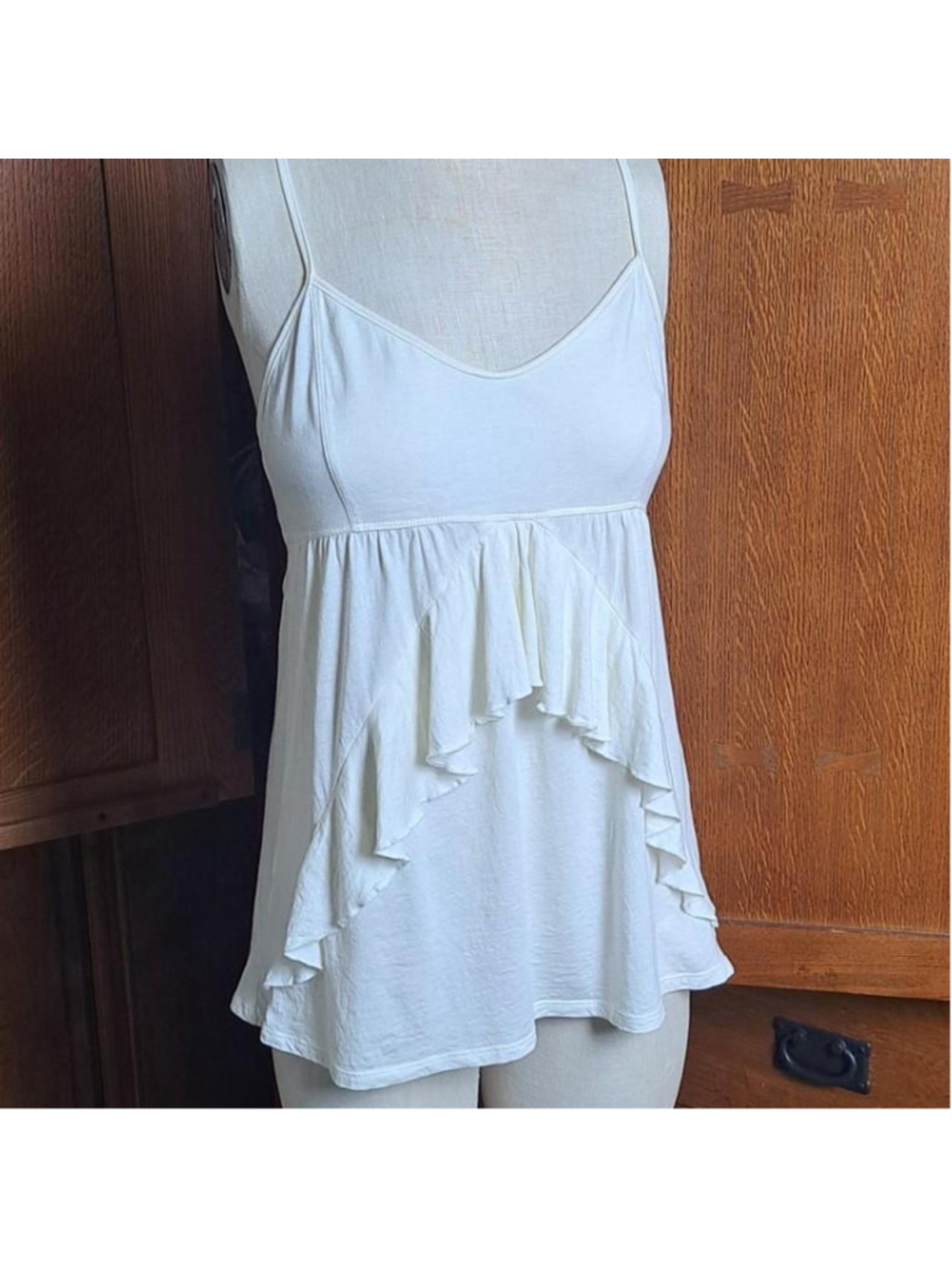 American Eagle Y2K Crochet Back Babydoll Tank Top ✨ - Picture 5 of 8